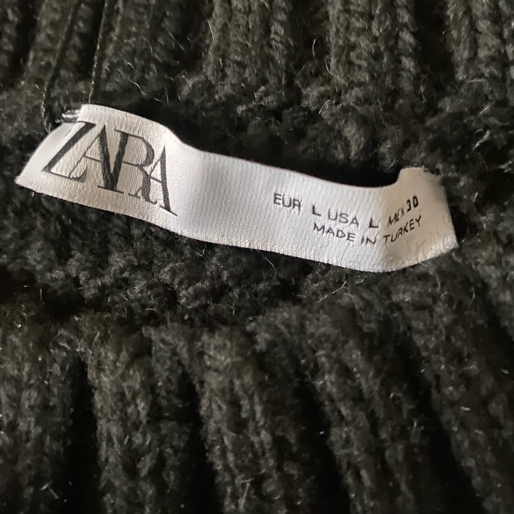 Zara CROPPED KNIT SWEATER - Picture 8 of 10